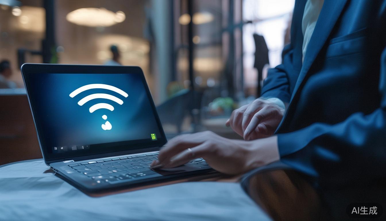 在外出差时，员工通常需要连接酒店提供的免费Wi-F
